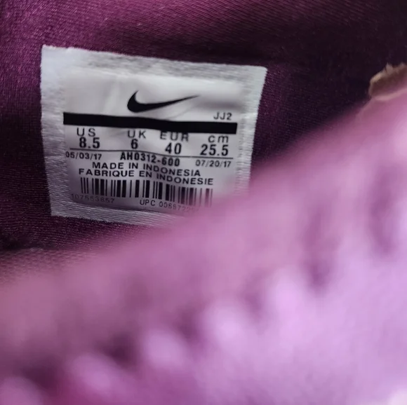 Nike Dualtone Women's Purple Racer Running Shoes 8.5 - Picture 10 of 10